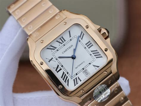 cartier rose gold watch fake|rose gold cartier watch women's.